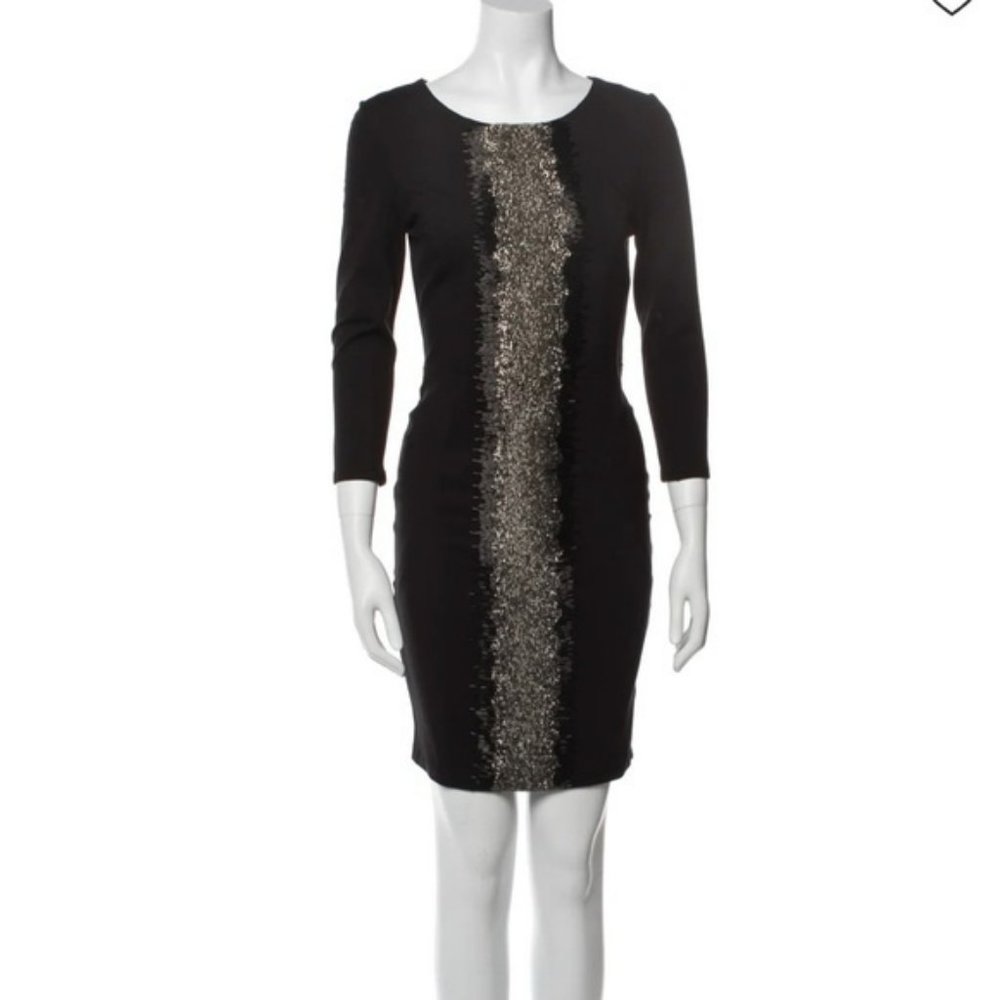 haute hippie beaded mini dress